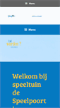 Mobile Screenshot of despeelpoort.nl